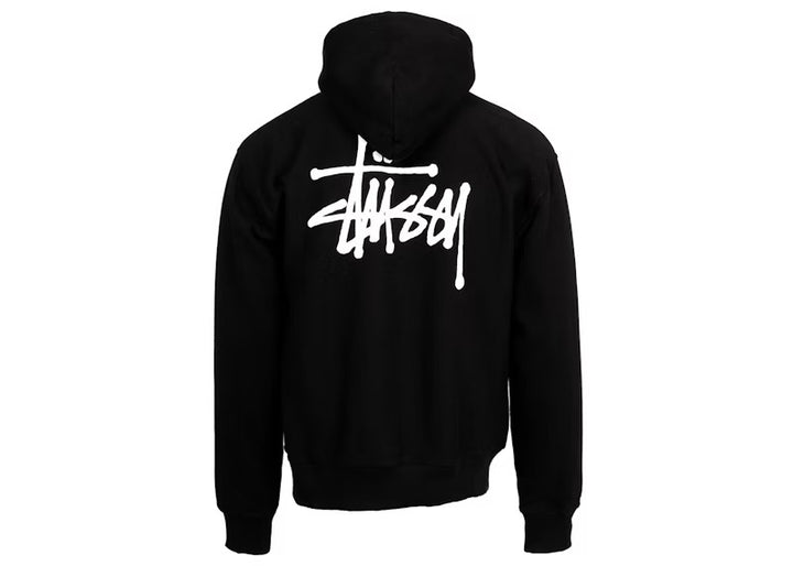 Stussy Basic Hoodie Black - Living Legend