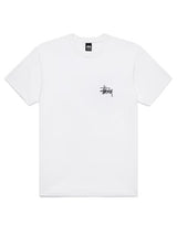 Stussy Mens T Shirt White Basic - Living Legend