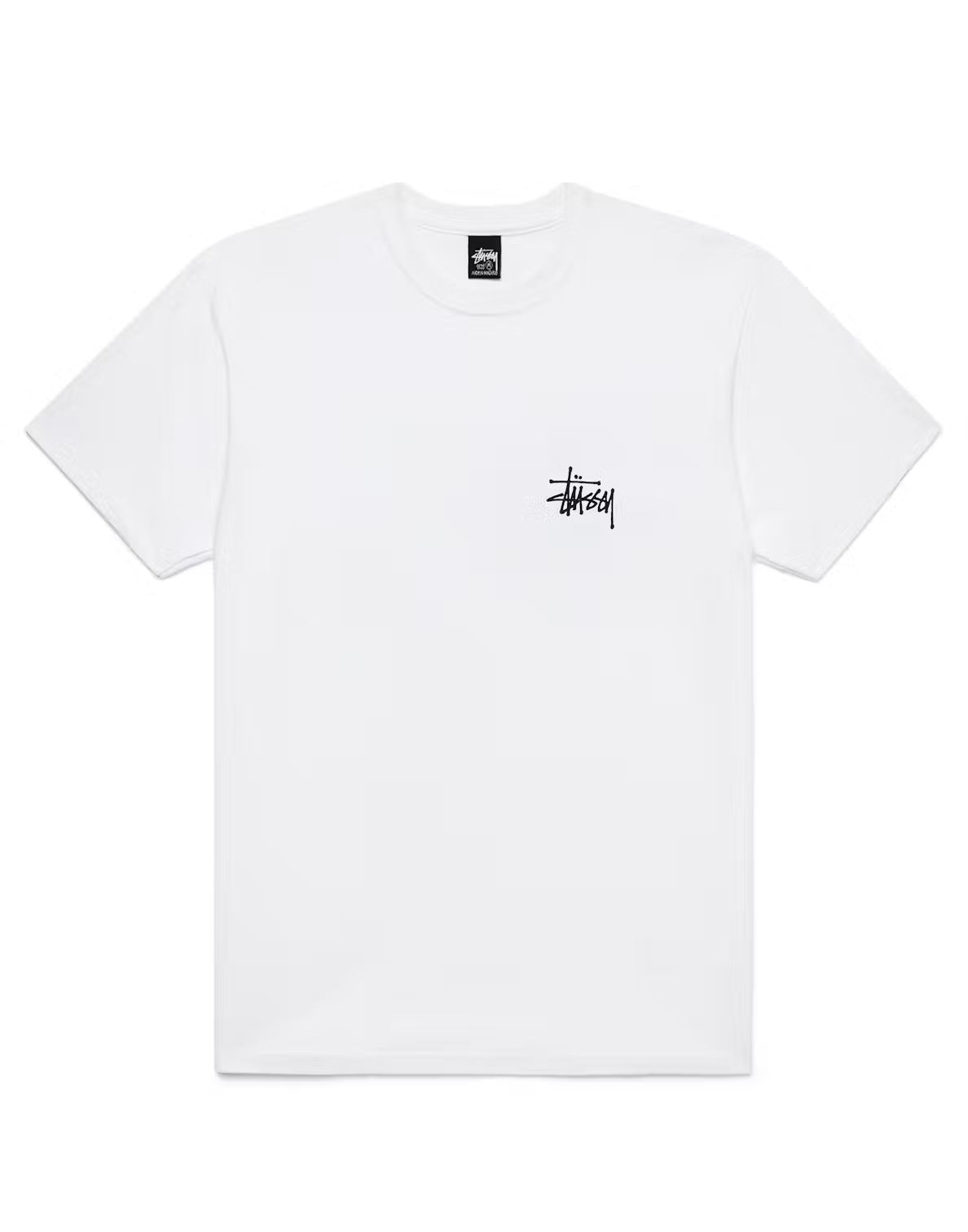 Stussy Mens T Shirt White Basic - Living Legend