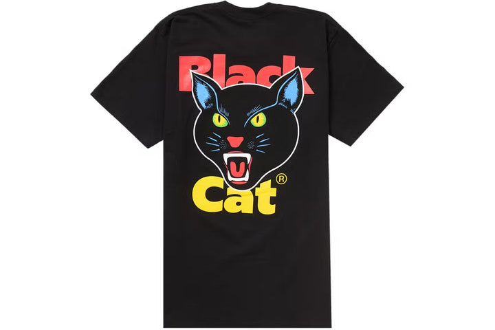 Supreme Black Cat Tee (SS24) - Living Legend