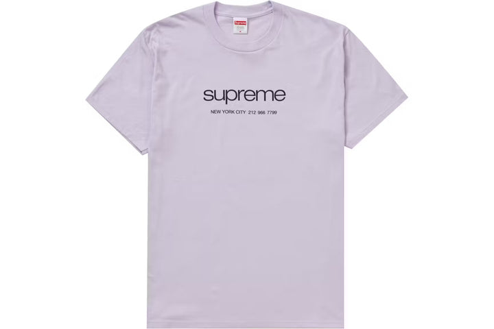 Supreme (New York) Shop Tee Light Purple - Living Legend