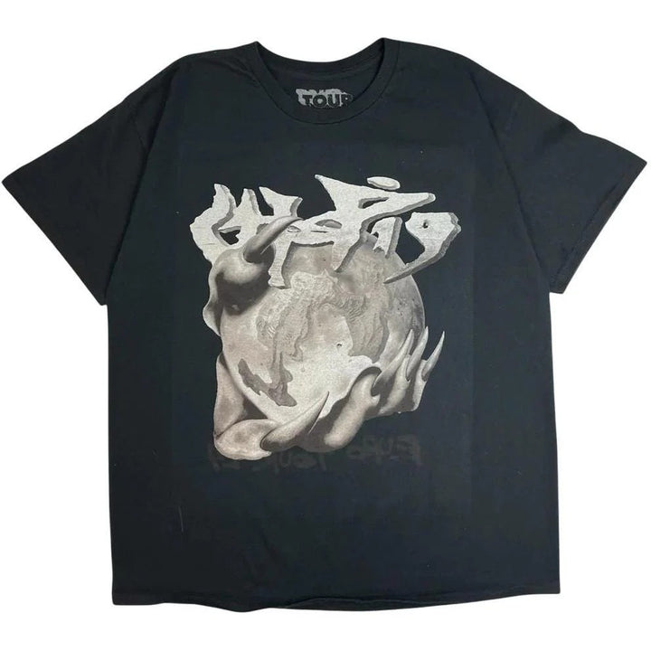 Travis Scott Metlife Sound T-Shirt Black - Living Legend