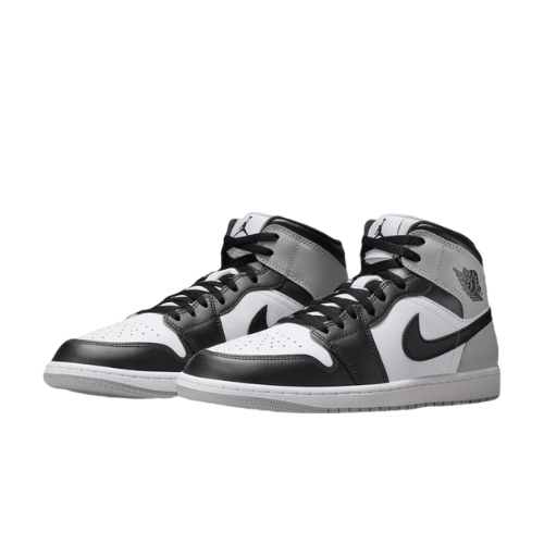 Nike Air Jordan 1 Mid Shoes White Black - Living Legend