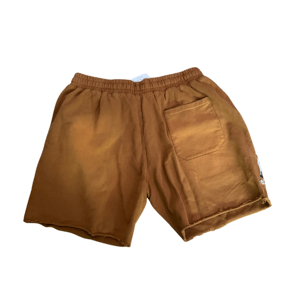 Retrovert Spiked Hands Shorts Brown