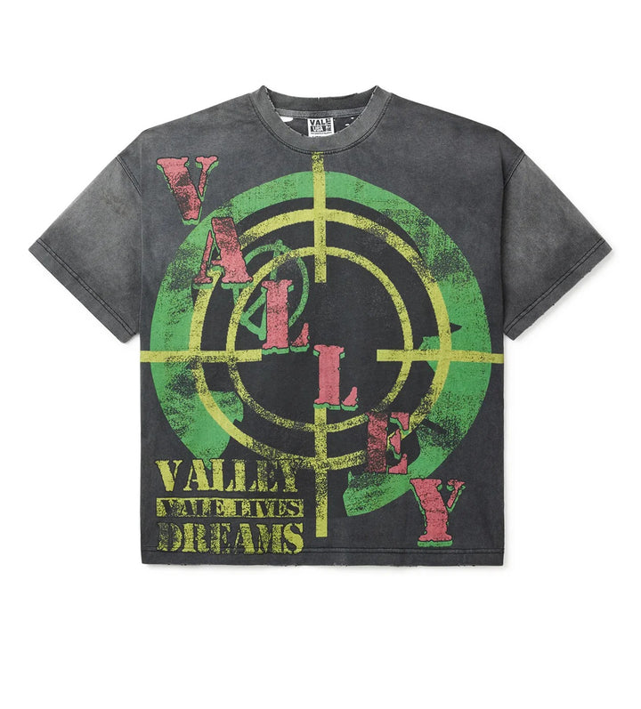 Vale Forever Valley Dreams Black Target Tee - Living Legend