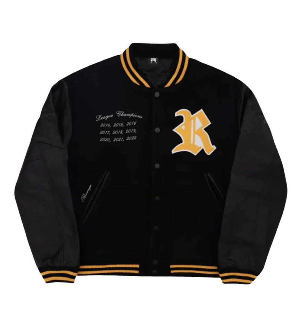 Revenge Rottweiler Varsity Jacket Black - Living Legend