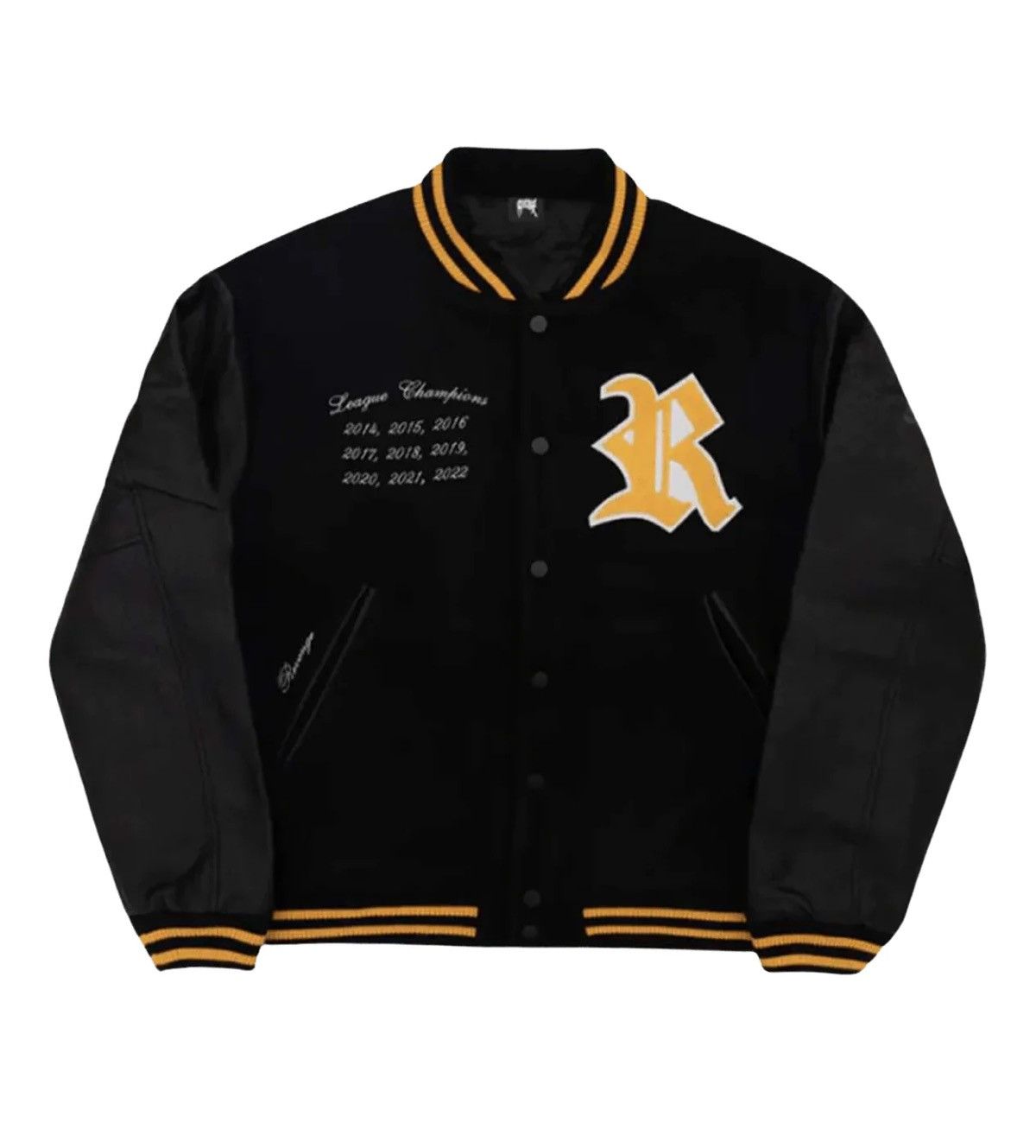Revenge Rottweiler Varsity Jacket Black - Living Legend