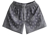 Bravest Studios Paisley Grey Mesh Shorts - Living Legend