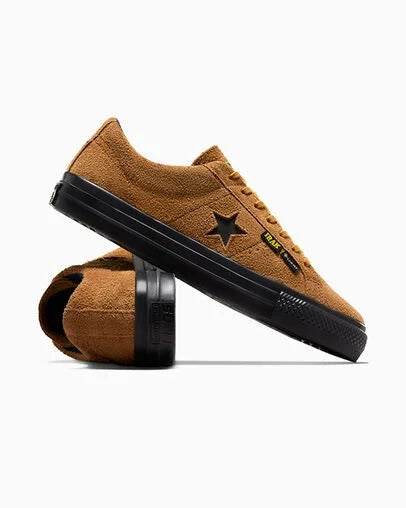 Converse X IRAK One Star Pro Gore-Tex Shoes Amber Brown - Living Legend