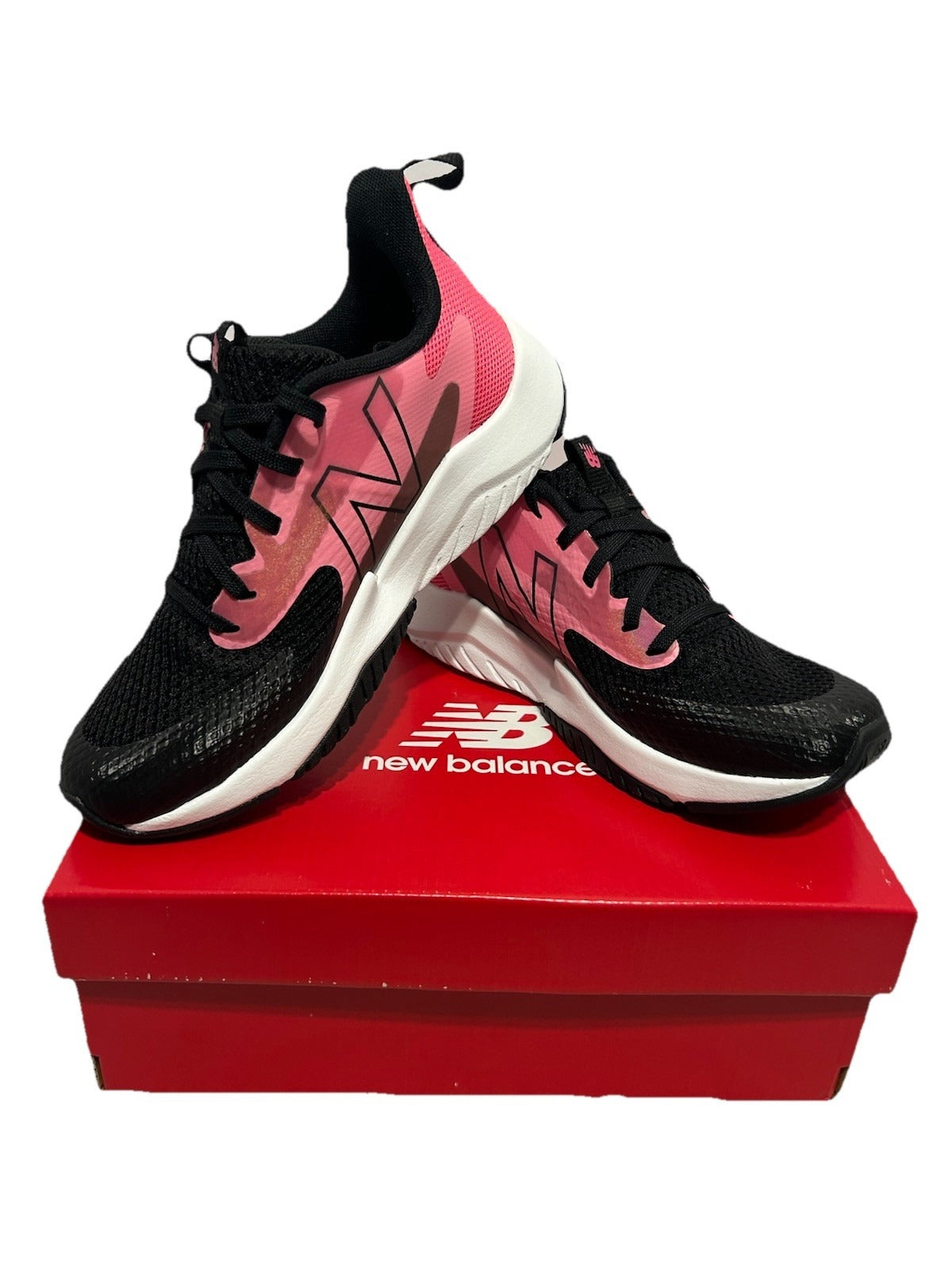 New Balance Rave Run v2 Pink Black PKRAVAS2 Size 1