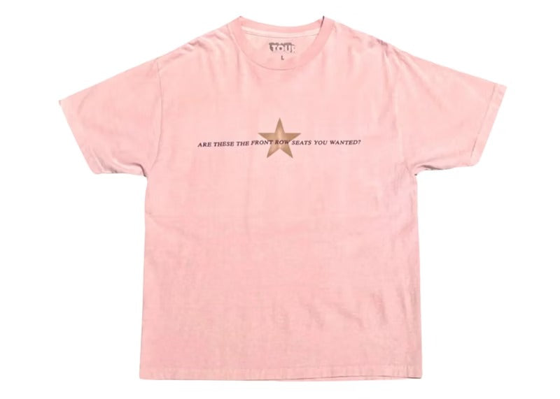 Travis Scott Utopia Circus Maximus Pink Star Tee
