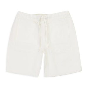 Callipygian White Denim Shorts Women  Drawstring Cotton Casual Summer