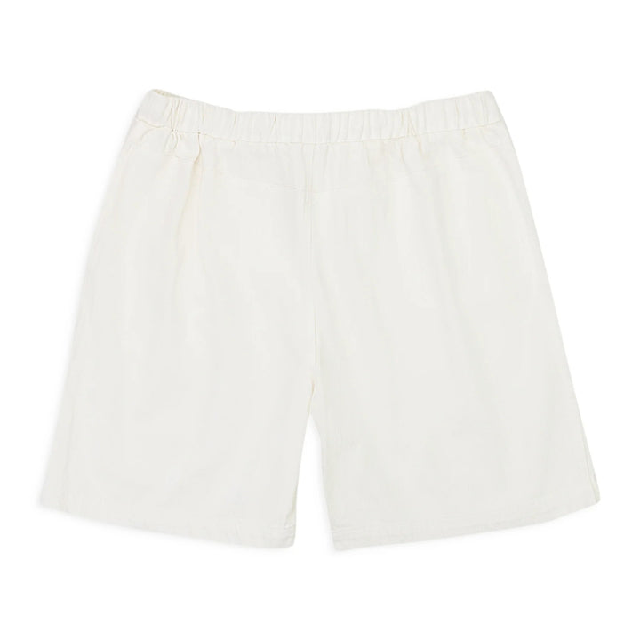 Callipygian White Denim Shorts Women  Drawstring Cotton Casual Summer