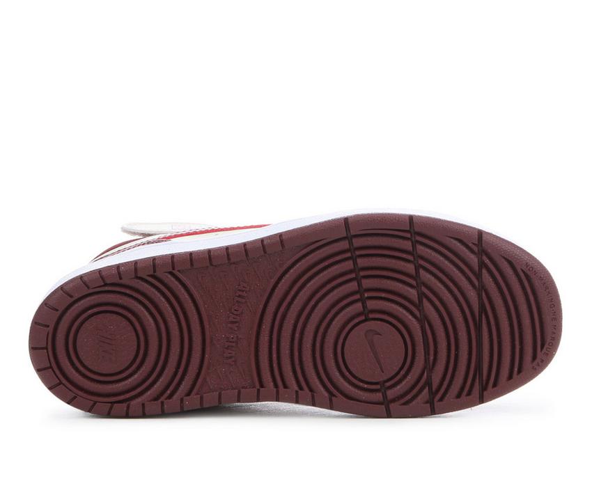 Nike Court Borough Mid 2 PSV (Soft Pearl/Dark Team Red) Size 2Y CD7783 013