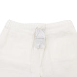 Callipygian White Denim Shorts Women  Drawstring Cotton Casual Summer