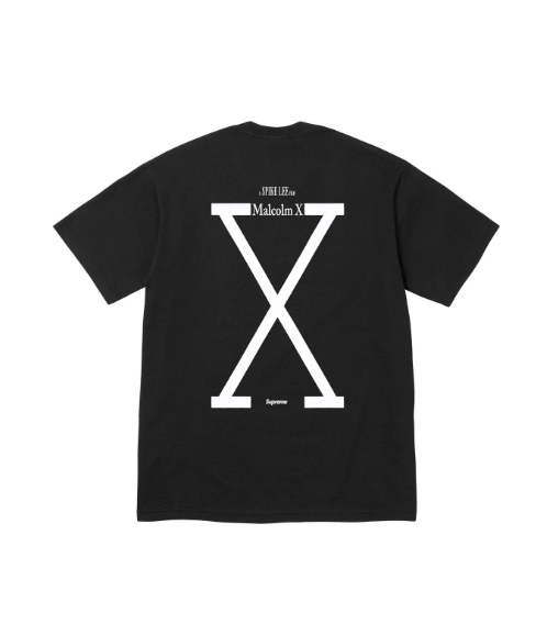 The Supreme / 40 Acres Malcolm X Tee ‘Black