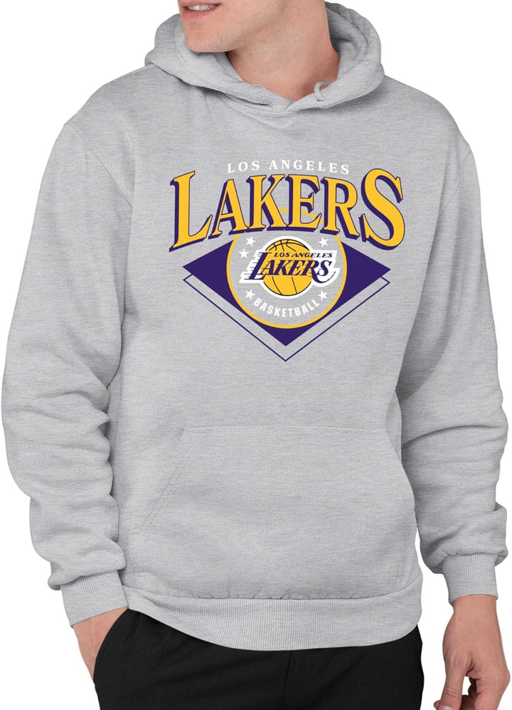 NBA Lakers Unisex Hoodie Official Licensed Los Angeles Fleece Sweatshirt