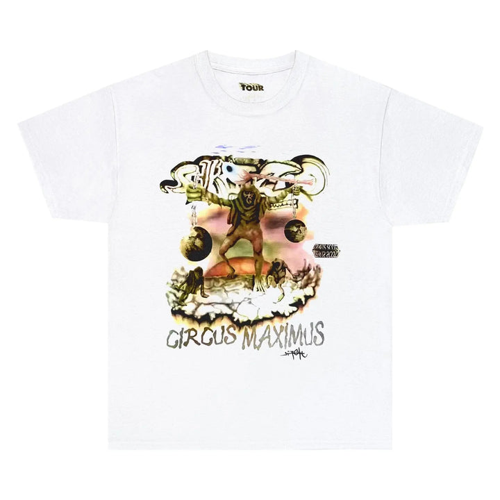 Travis Scott North America Tour Skitzo Circus Maximus T-Shirt