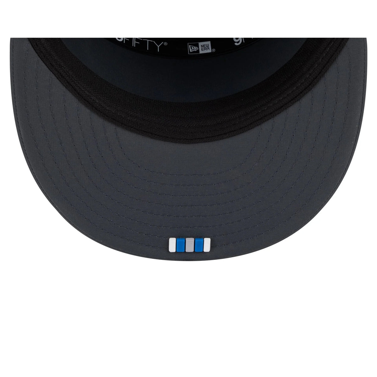 Detroit Lions  2025 Sideline Cold Weather Steel Clouds Split Panel 9FIFTY Snapback