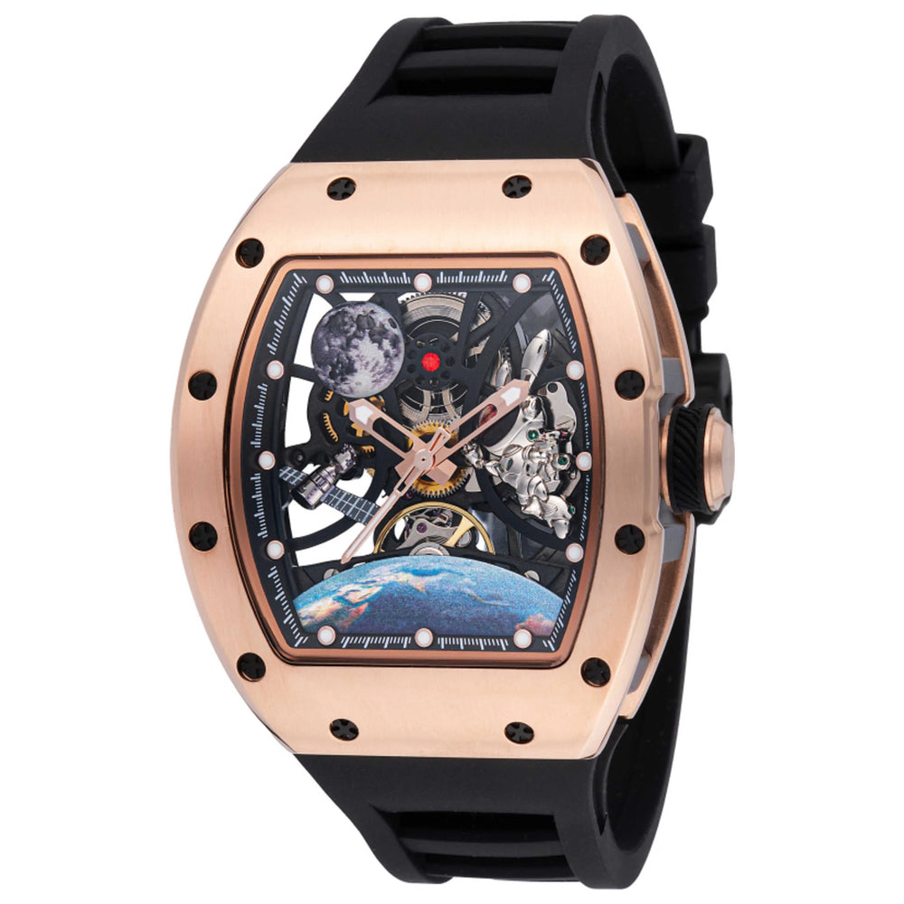 Invicta S1 Rally Interstellar Automatic Men's Watch w/ Skeleton Dial - 41mm, Black