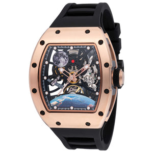 Invicta S1 Rally Interstellar Automatic Men's Watch w/ Skeleton Dial - 41mm, Black