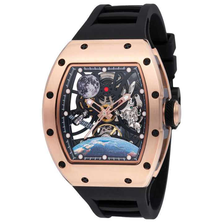 Invicta S1 Rally Interstellar Automatic Men's Watch w/ Skeleton Dial - 41mm, Black