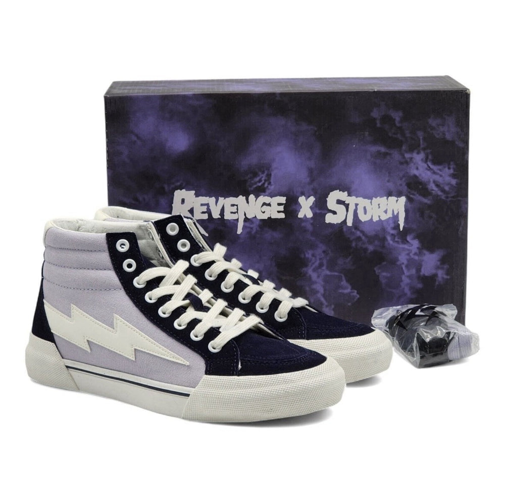 Revenge x Storm Vol.2 Hi Top Sneakers Lilac/Navy