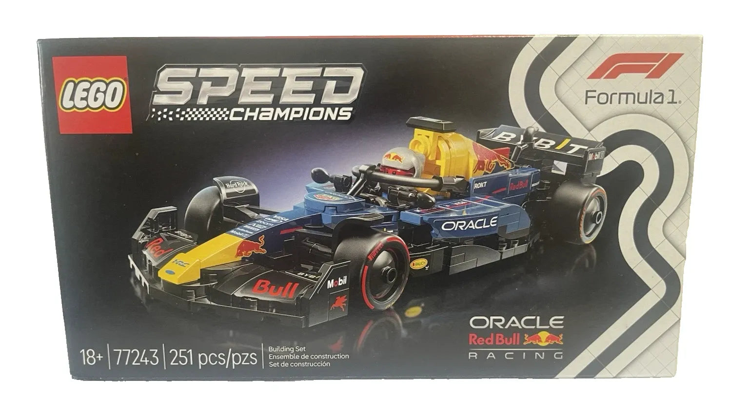LEGO Speed Champions Oracle Red Bull Racing RB20 F1 Race Car Model Set 77243