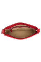 MCM Aren Logo Crossbody Bag Candy Red
