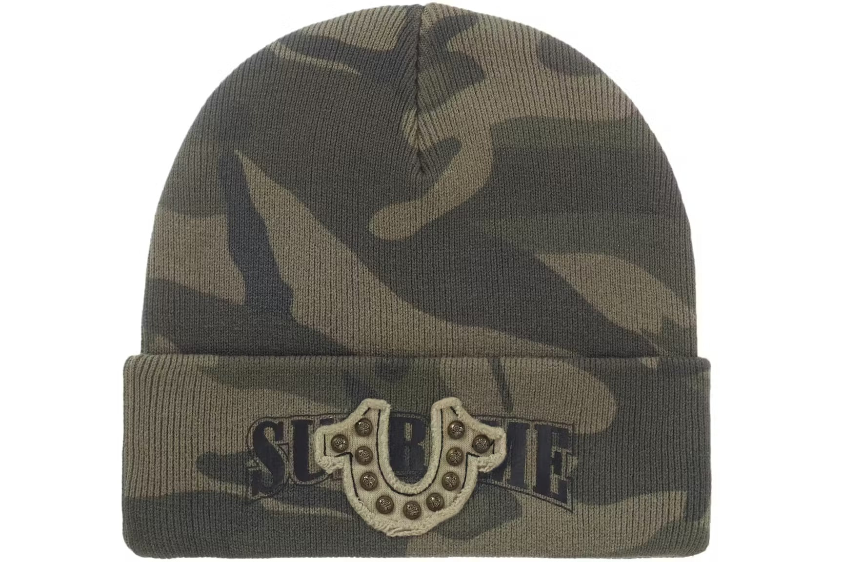 Supreme True Religion Beanie Olive Camo