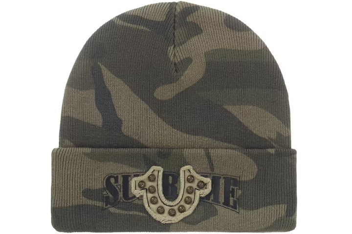 Supreme True Religion Beanie Olive Camo