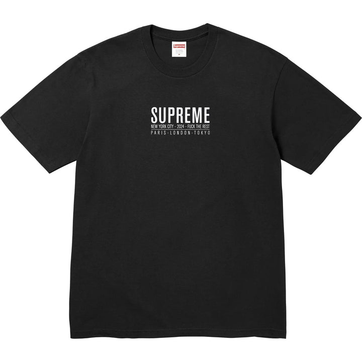 Supreme Paris Tee Black 2024 - Living Legend