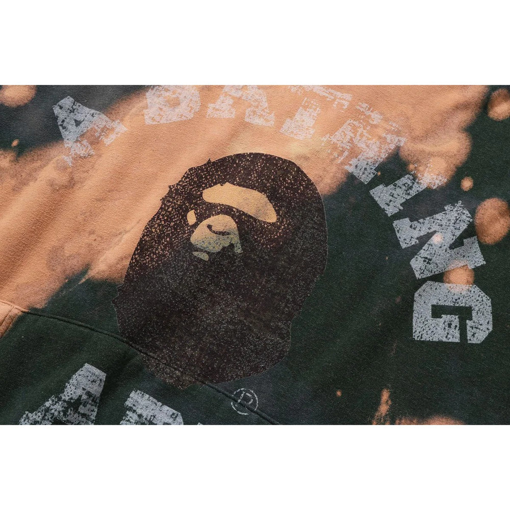 BAPE Tie Dye College Relaxed Fit Pullover Hoodie