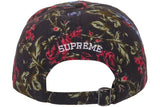 Supreme Floral Flannel 6-Panel Black