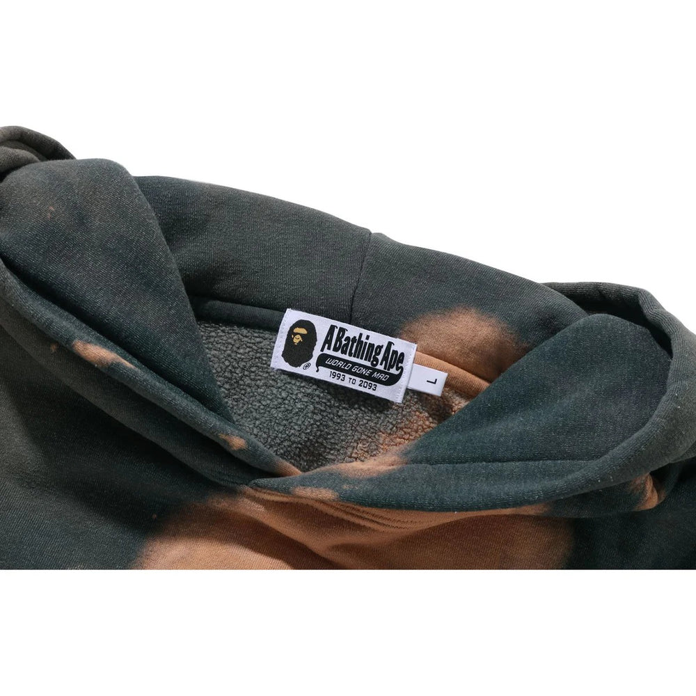 BAPE Tie Dye College Relaxed Fit Pullover Hoodie