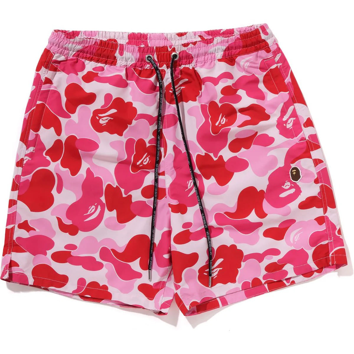 BAPE PINK CAMO ONE POINT RELAXED FIT WATER SHORTS