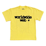 Sp5der Worldwide Web Yellow Tee - Living Legend