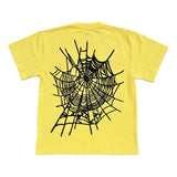 Sp5der Worldwide Web Yellow Tee - Living Legend