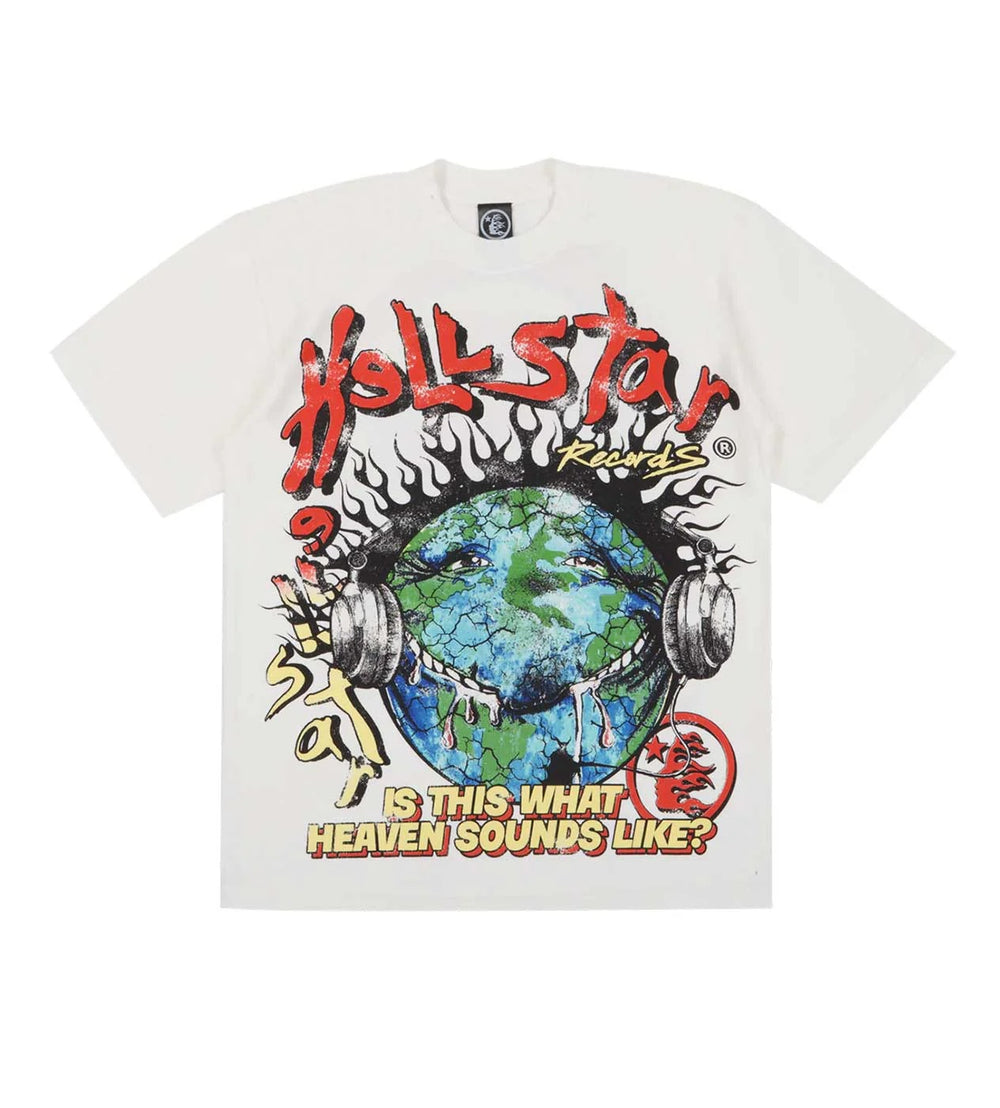 Hellstar Studios Heaven On Earth Tee – Cream (Overseas Exclusive) - Living Legend