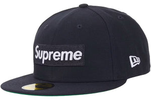 Supreme FDNY Navy Box Logo New Era 59Fifty Fitted Cap