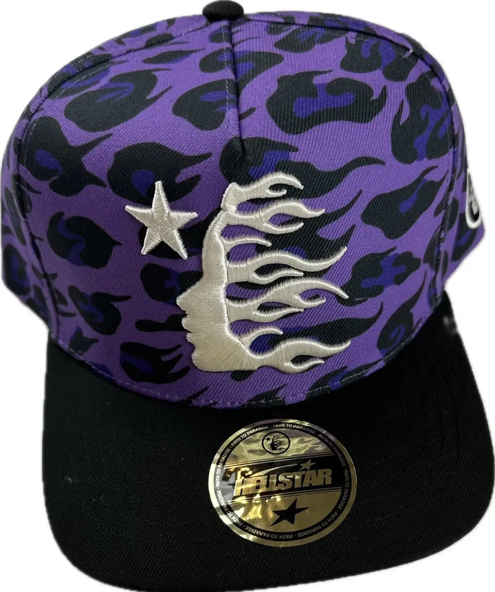 Hellstar Cheetah Print SnapBack Hat