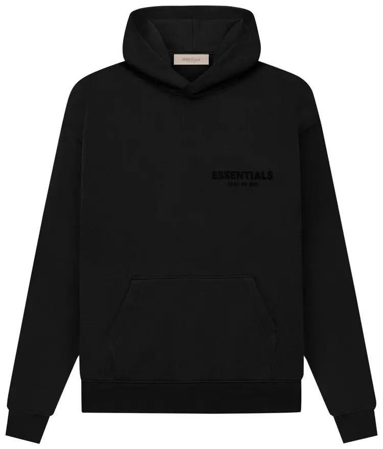 Fear of God Essentials Pullover Chest Logo Hoodie Stretch Limo/Black - Living Legend