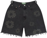 Denim Tears Mono Cotton Wreath Denim Shorts 'Black'