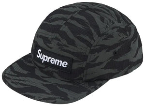 Supreme Tiger Camo Ripstop Camp Cap – Black