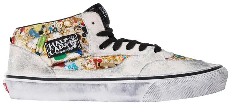 Supreme x Mike Kelley x Vans Half Cab 'White'