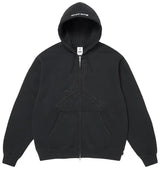 Supreme x Jordan Zip Up Hooded Sweatshirt 'Black'