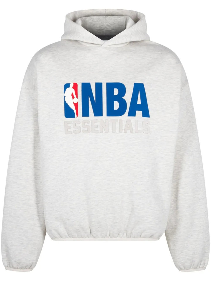 FEAR OF GOD ESSENTIALS x NBA Essentials "Light Heather" hoodie
