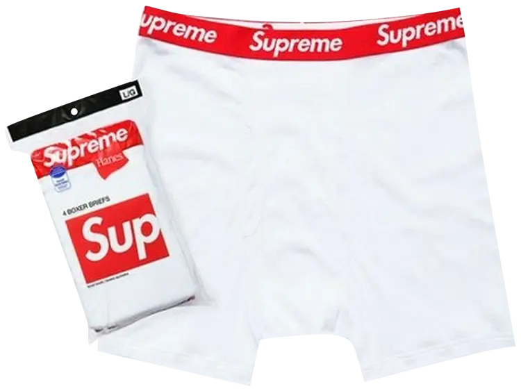 Supreme x Hanes Boxer Briefs (4-Pack)