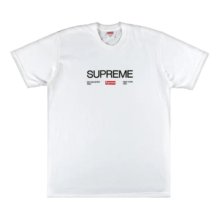 Supreme Est. 1994 Tee – Classic Streetwear Staple (White) - Living Legend