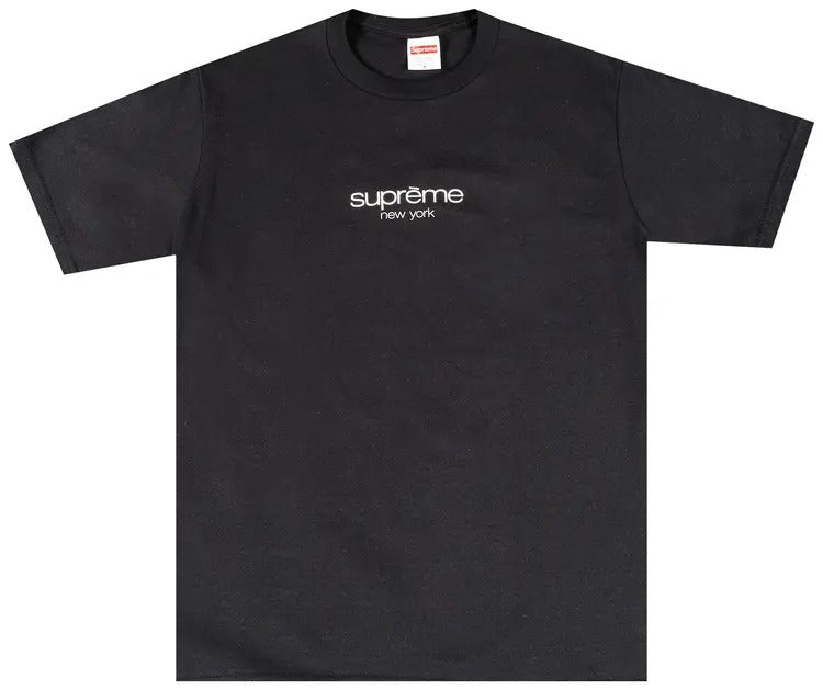 Supreme Classic Logo Tee 'Black' (New York) - Living Legend